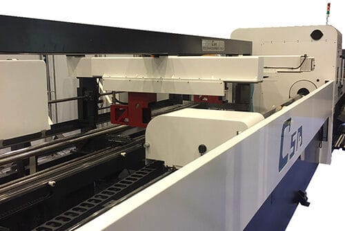 Powered safety side screen